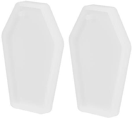 NUOBESTY 8 Stk Sarg Schlüsselanhänger Anhänger Gießen Sarg Silikonform Formen Für Pralinen Silikonform Für Anhänger Handgefertigte Epoxid-bastelform Epoxidform Kieselgel Rucksack Schmücken