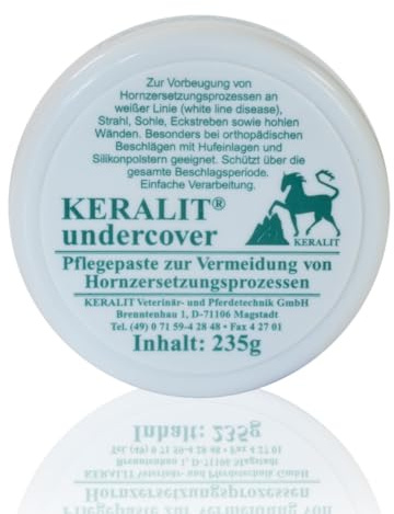 KERALIT® Undercover 235 g- Hufpflegepaste Pflegepaste zur Vermeidung von Hornzersetzungsprozessen