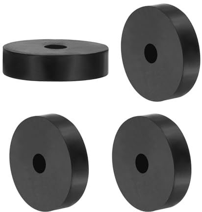 PATIKIL 4 Pièces Entretoise en Caoutchouc 8mm ID X 40 OD X 10mm T | Polyvalente, Rondelles D'Isolation Anti-Vibrations en Néoprène, pour Boulons Hvac Accessoires de Voiture