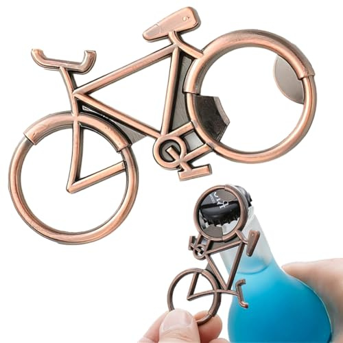 XUZOPIM Abridor De Botellas Para Bicicleta Divertido Regalo De Cumpleaños Para Ciclistas Hipsters Y Amantes De La Bicicleta Abridor De Botellas De Bicicleta Regalos Para Familia Amigos Y Colegas