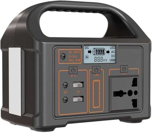 Stazione di alimentazione All in One, Power Bank mobile per campeggio, alimentazione di emergenza di backup da 100 Wh, presa CA a onda sinusoidale pura da 240 V e 100 W per campeggio all'aperto, pow