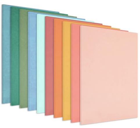 Wonninek Textured Craft Paper A4 250gsm, Pastel Art Craft Paper Card Stock, Ideal for Arts and Crafts Office Stationery Use, Paper Cutouts- 30 Sheets