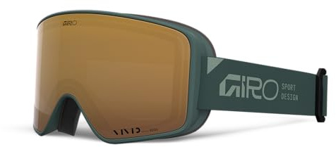 Giro Method Ski Goggles - Snowboard Goggles for Men, Women, Youth - Peacock Teal Stacked - Vivid Petrol & Vivid Infrared