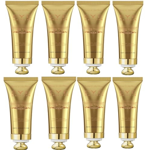 Siero per gli occhi al caffè e retinolo: riduce le occhiaie e il gonfiore, idrata, illumina e stringe sotto gli occhi, leggero, ad assorbimento rapido formulato, anti-invecchiamento per uomini (8PCS)