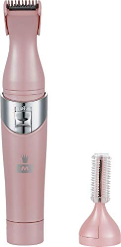 Melissa 16680048 Präzionsstyler Augenbrauen Bikini Zone Batteriebetrieb Ideal zum Trimmen Pink