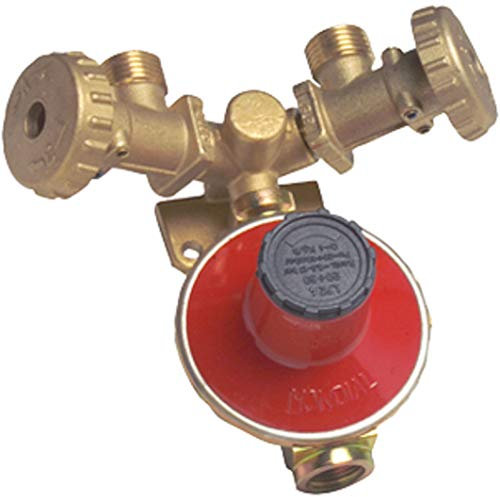 Mondial CENTRALINA GPL per 2 BOMBOLE con REGOLATORE Bassa Pressione 4 kg