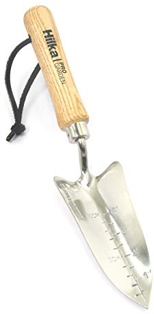 Hilka Tools 92088050 Transplantateur à main en acier inoxydable