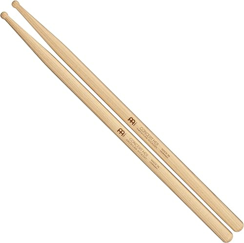 Meinl Stick & Brush Concert HD1 Drumsticks (16,375 Zoll) - American Hickory - Schlagzeug Sticks (SB129) | U.S. Hickory Drumsticks, runde Spitze, mittlerer Kegel, Gewicht und Tonhöhe abgestimmt