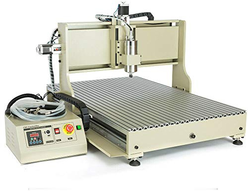 LENJKYYO Fraiseuse USB 4 axes CNC 6090 - 2200 W - Routeur - Machine à graver Mill+VFD+Roue manuelle