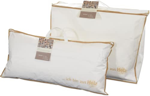 Garanta Lyofill Steppkissen Woody Plus Gr??? e 80x80 Bezug: 100% Lyocell/F??llung: 50% Polyester/50% Tencel, Innenf??llung: Klimakugel 70% Polyester/30% Tencel