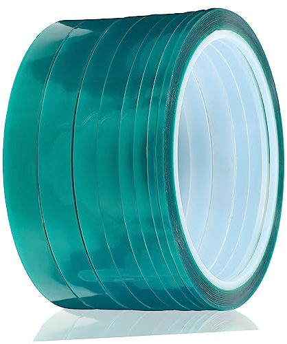 GLEAVI 8 Rollen Hitzebeständiges Pet Thermotransferband 3 Grün