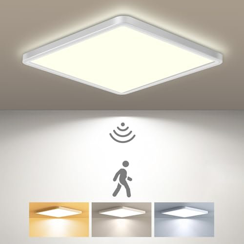 slochi LED Deckenleuchte mit Bewegungsmelder Innen Radar