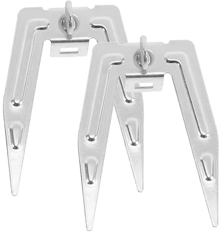 Forchette da Pollo Arrosto in Acciaio Inox 2 Pezzi per Grill | Compatibili Forno e Friggitrice ad Aria, Resistenza alle Alte Temperature, Uso Domestico e Festa Barbecue