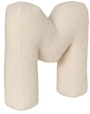 champracer Buchstaben Kissen, Englisches Alphabet Kissen, Initialenkissen, Buchstabenkissen Mit Englischem Alphabet Von A Bis Z, für Sofa, Schlafzimmer, Wohnzimmerdekor (M,40 * 35 * 10 cm)