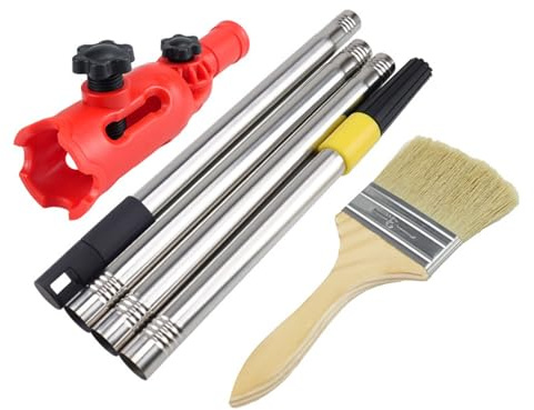 Fazvncv MultiAngle Paint Brush Extender Extension Poles Attachment Holder with Rotating Head Paint Edger Tool Esy to Use