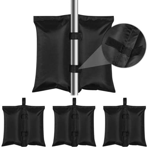 Laneetal Pavillon Gewichte 4er Set, Sandsäcke, Gewichtssack zum Befüllen, Beschwerungssäcke Oxford-Gewebe, Gewichtsbeutel für Zelten Sonnenschirmen