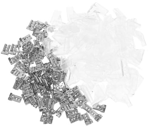 SOIMISS 100stücke Förmige Crimpverbinder Anschlussleitungsklemme Kupferkabelverbinder Flachsteckerbuchsen Schnelltrenn-kabelverbinder Kupfer-crimpverbinder Kabelverbinder