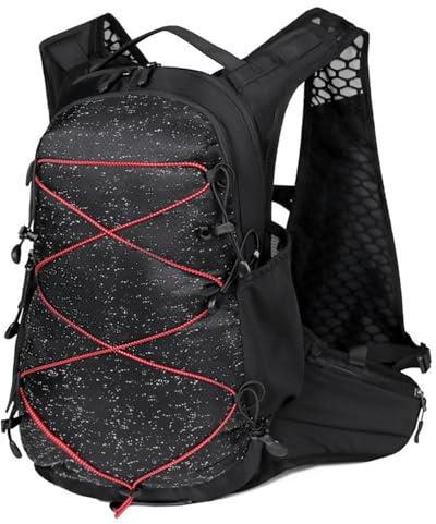 VHGHHVEJ Outdoor Rucksack Wasserdichtes Wandern Und Camping -Rucksack Für Männer Frauen-schwarz-20-35l