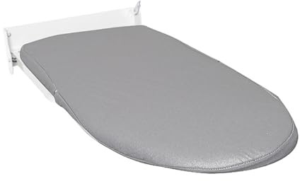 LUOFENG Tabla de planchar plegable montada en la pared que ahorra espacio con altura ajustable, resistente al calor, tabla de planchar