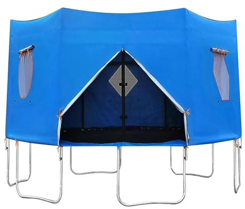 Trampoline Tent 8FT/10FT/12FT Waterproof UV Protection Trampoline Top Sun Shade Cover for Outdoor