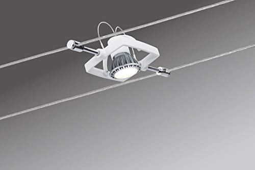 Paulmann 94150 Tech Cable System Set max. 7x10 watts Cable luminaire White Metal Cable lamp Plastic Ceiling lamp GU5.3