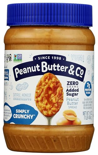 Peanut Butter & Co., Simply Crunchy Peanut Butter Spread, No Added Sugar, 454 g
