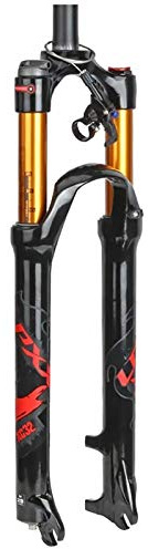 Fahrradgabel 26 27.5 29 Inch Ultraleicht Aluminum Alloy Fernbedienung MTB Gabel Mountainbike Gabel Fahrrad Scheibenbremse Federweg: 100 mm