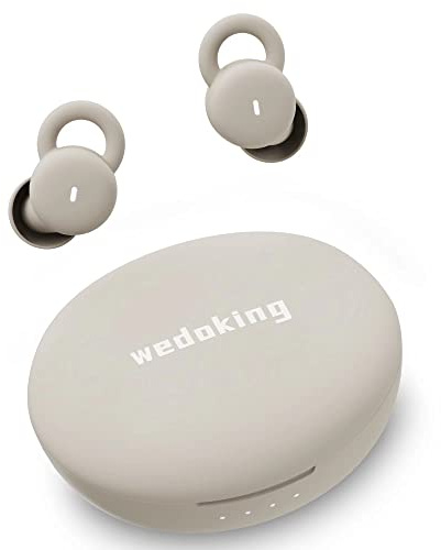 Smallest Invisible Sleep Earbuds, Comfortable Noise Blocking Wireless Headphones, Flat Bluetooth Ear Buds for Side Sleepers, Zero Pressure, No Lights/Alerts, Tiny Hidden Buds for Sleeping Sports