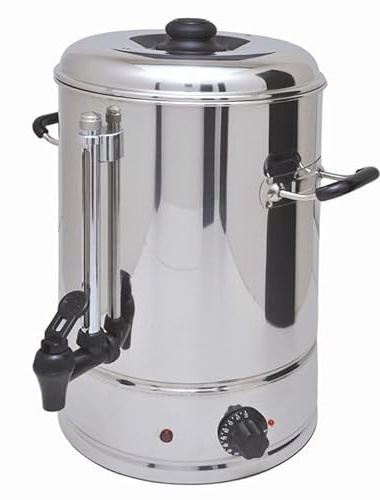 Commercial Water Boiler 15L, Instant Hot Water Urn Cafe Office Catering | 15 litre capacity, instant hot water, adjustable temperature, concealed element, stainless steel, perfect for cafes, offices