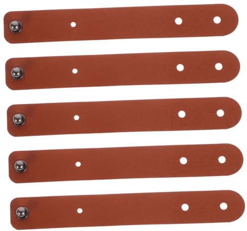 AOKWAWALIY Hosiery Pack of 5 Pin Cable Organiser Cord Cord Management Cable Ties Cable Wire Organiser Cable Organisers Leather USB Holder Cable Management Band Headphones Women's Skin Sock
