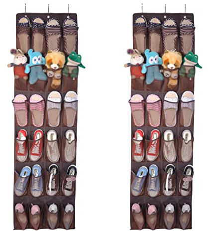 PRETYZOOM Türschuhregal Schuhaufhänger für die Tür Hängeschrank Kleiderbügel Schuhe hängender Schrank Taschenständer Lagerung Taschenhalter Aufbewahrungstasche hängender Kleiderschrank