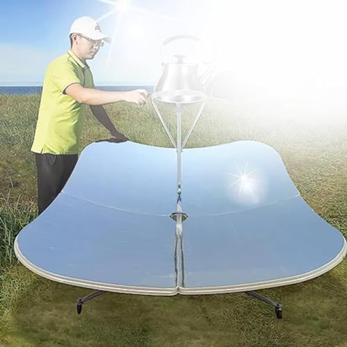 DWSSX Fornello Solare Fornello Solare concentrato Forno Solare Parabolico Forno Solare Portatile Forni Magnesia Grill Cottura all'aperto Strumento di Calore concentrato