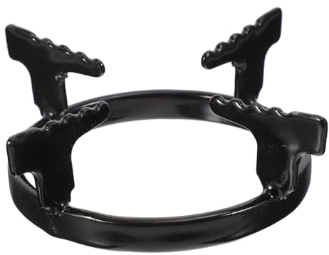 Alipis 3pcs Iron Pot Stand Gas Ring Reducer for Gas Hob Pot Rack Milk Holder for Stove Top