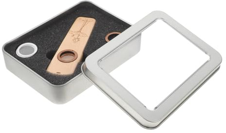 Holz Kazoo für Gitarre und Ukulele, Leicht zu Spielen, Beige | Geschenk und Musikalische Früherziehung, Tragbares Design, Kompaktes Holz Musikinstrument