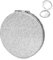 2X Miroir de Poche Portable, Miroir Pliant Rond de 7 cm, Poche Rond Miroir Scintillant, Miroir Maquillage Poche avec Agrandissement, Miroir Sacs à Main Double Face pour Maquillage et Voyage (Argent)