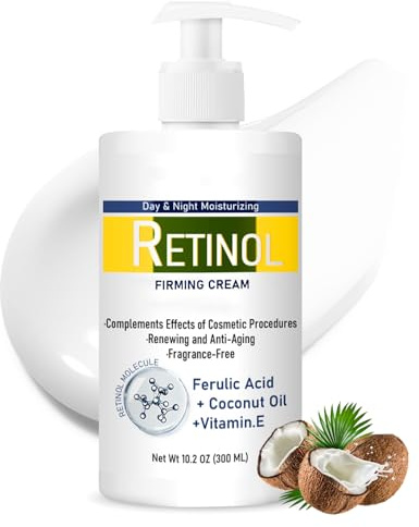 ARCHIDATE Skin Firming Cream - Retinol Body Lotion - Hautstraffende Creme - Retinol Körperlotion - Anti Falten Retinolcreme mit Kokosöl - Feuchtigkeitscreme Körpercreme - Hautpflege Gesicht & Körper