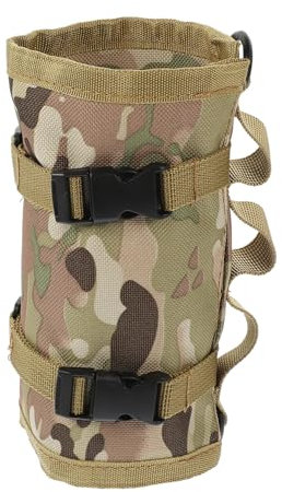 VINTORKY Gas Canister Protective Cover Sleeve Camo Oxford Cloth Tank Protector Portable Gas Bottle Sleeve Anti-slip Shockproof for Outdoor Camping