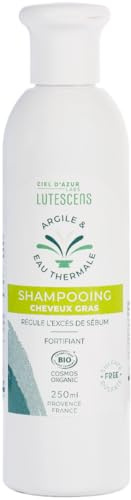 CIEL D'AZUR LABS - Shampooing à l'Argile et à l'Eau Thermale - Cheveux Gras - Bio - 250ml