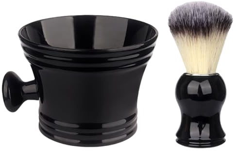 2 Pari Per Rasatura Con Rasatura In Plastica Ciotola Rasatura A Rasatura Ciotola Con Pennello Da Barba Crea Ricca Pannello Sapone Da Rasatura Da Rasatura Da Uomo E Ciotola