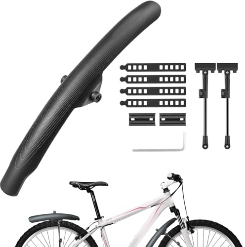 Gravel Bike | Rad-Schutzblech, stoßfest, verstellbar, Regenschutz, für Stadt-, Schmutz- und Straßenfahrten