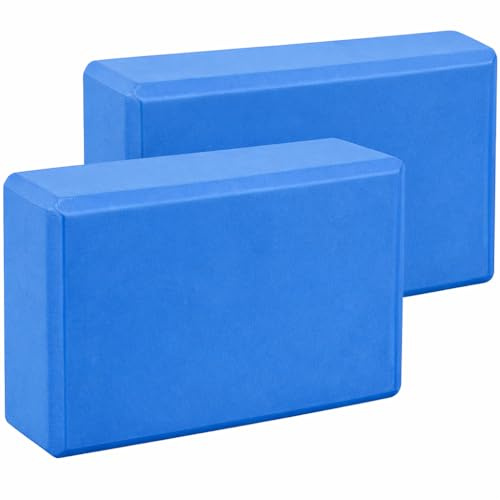 2Pcs Yoga Blocks – Anti-Slip Foam Gym Bricks for Pilates, Stretching & Fitness | Lightweight, Durable & Travel-Friendly Yoga Accessories for Exercise & Practice