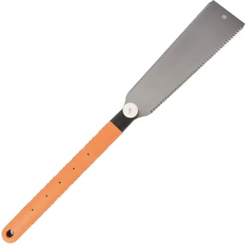 Scie Japonaise Double Tranchant – Ryoba 250 mm – Coupe Rapide et Propre Bois, Plastique, Stratifié – Lame Acier Trempé Ultra Tranchante – Poignée Ergonomique Antidérapante