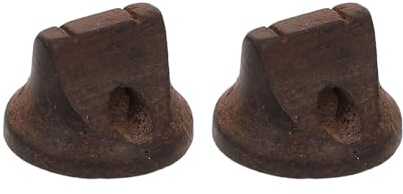 Toyvian 2 Piezas de Puente para Erhu de Ébano Negro Profesional, Accesorio Práctico para Instrumento Musical Erhu, Decoración y Reemplazo Duradero