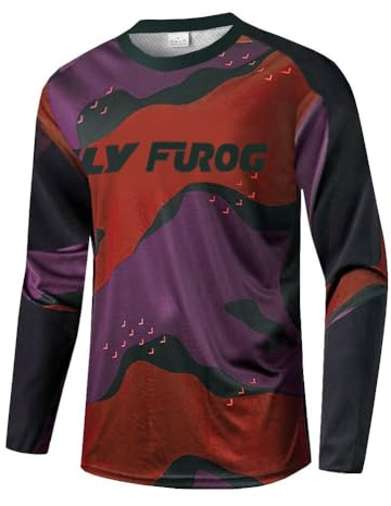 UGLY FROG Downhill Jersey Men's Mountain Bike Freeride BMX Cycling Jersey Motocross MTB Downhill Clothing Z01