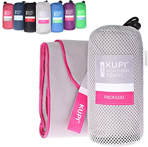 kupi Mikrofaser Handtuch Set S M L XL XXL Reisehandtuch Set Handtücher Leicht Saugfähig und Antibakteriell – Sporthandtuch Fitness – Sauna Badetuch Strandtuch Schnelltrocknend