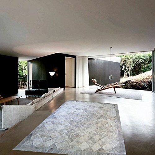 Vip-leather NEU KUHFELL Patchwork Teppich (240 cm x 300 cm). Cod KKJ45