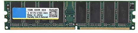 Mémoire de Bureau 1G, 1 Go de 333MHZ 2,5V 184 Broches DDR PC-2700 Mémoire de Bureau Compatible avec et Cartes mères