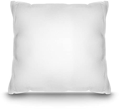 PR Print Royal Kissenfüllung passend für Fotokissen in Weiß mit farbig gemusterter Rückseite - 40 x 40 cm - 100% Polyester