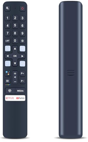 GOUYESHO Voice Ersatz Fernbedienung RC901V FMR1 für TCL iFFALCON 32F510 32F510X1 32S5201 32F510B 43K610B 55K610B 65K610B F510B K610B N8Q3 P618 43P618 50P618 55P618 65P618