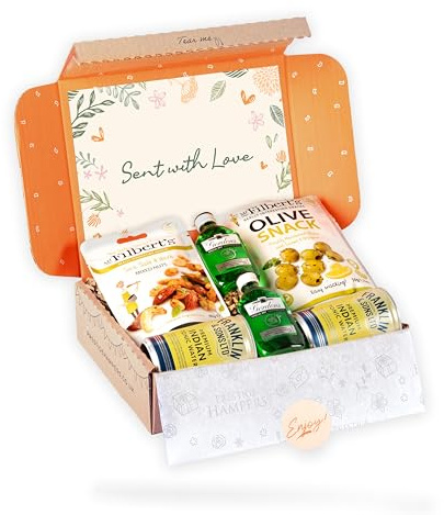 Gintastic Gift – Gin Hamper – Letterbox Surprise – Birthday Treat – Alcohol Present – Sweets Selection – Unique Box for Her or Him – Mini G&T Set – Postal Package – Gin Lovers Delight